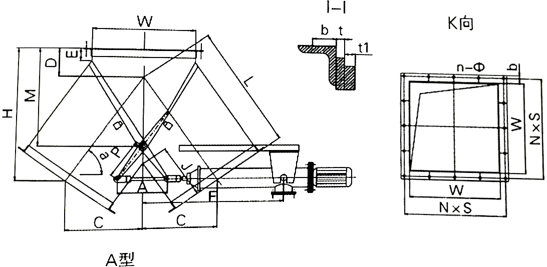 DSF-A型電液動三通分料器